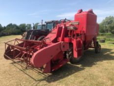 *Massey Ferguson 788 combine harvester with Perkins diesel engine on 12.4/11 front wheels and tyres,