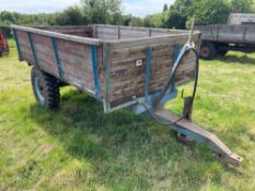 Warwick 3.5t single axle hydraulic tipping trailer