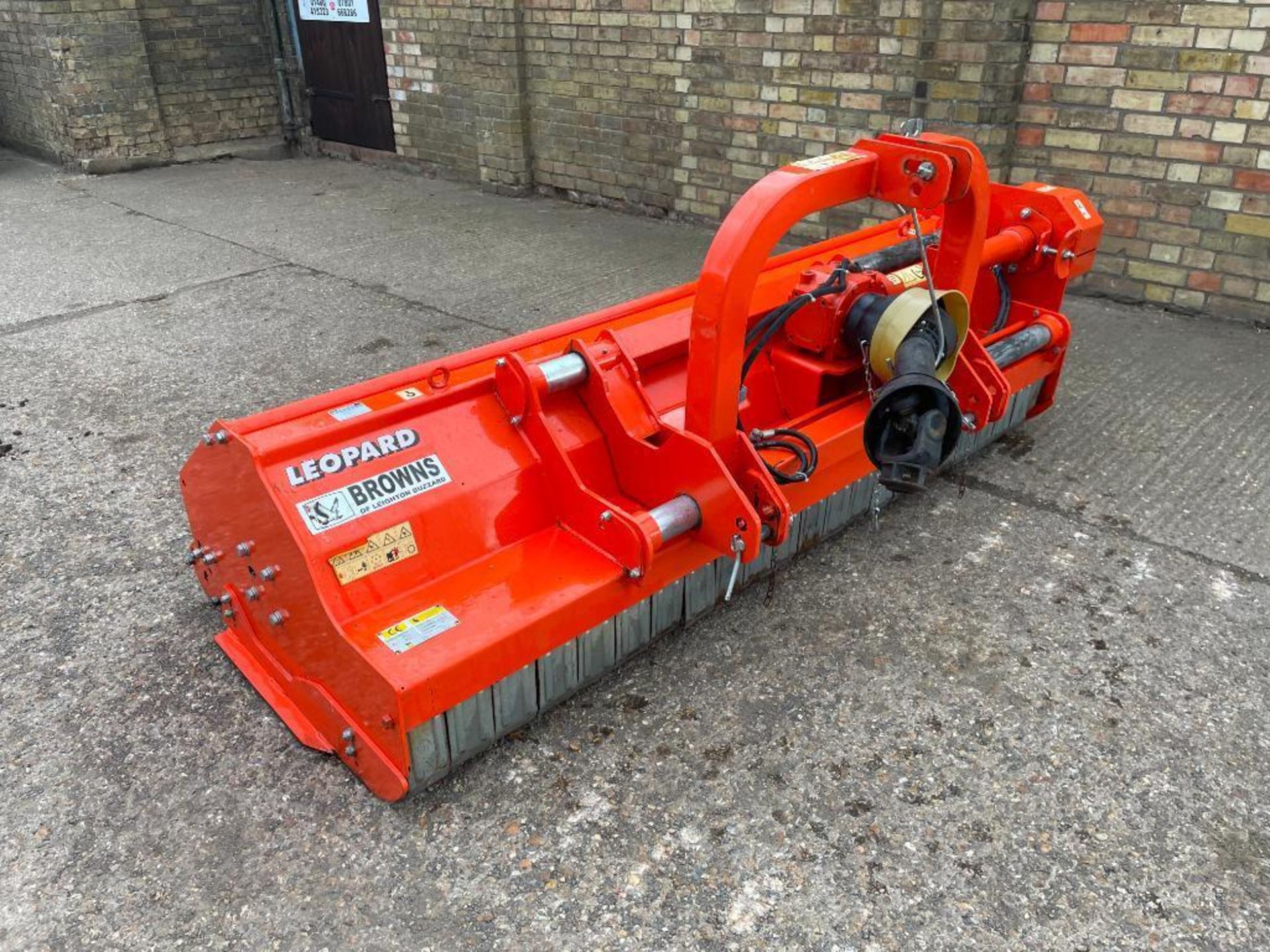 2018 Browns Leopard 230 2.3m flail mower with hydraulic side shift, linkage mounted. Serial No: 1306 - Image 2 of 9