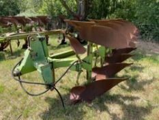 Dowdeswell DP8B 4f (3+1) reversible plough with 12" bodies. Serial No: 31235734