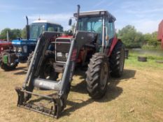 1990 Massey Ferguson 3080 4wd 40kph diesel tractor with 2 manual spools, rear linkage, PTO, PUH and