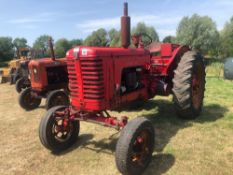 Utos 45E 2wd diesel tractor with side belt pulley, rear linkage, drawbar and PTO on 13.6R38 rear and