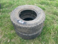 2No General Grabber 265/70R16 tyres