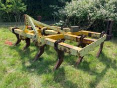 Bomford 12ft Powertrack cultivator, linkage mounted
