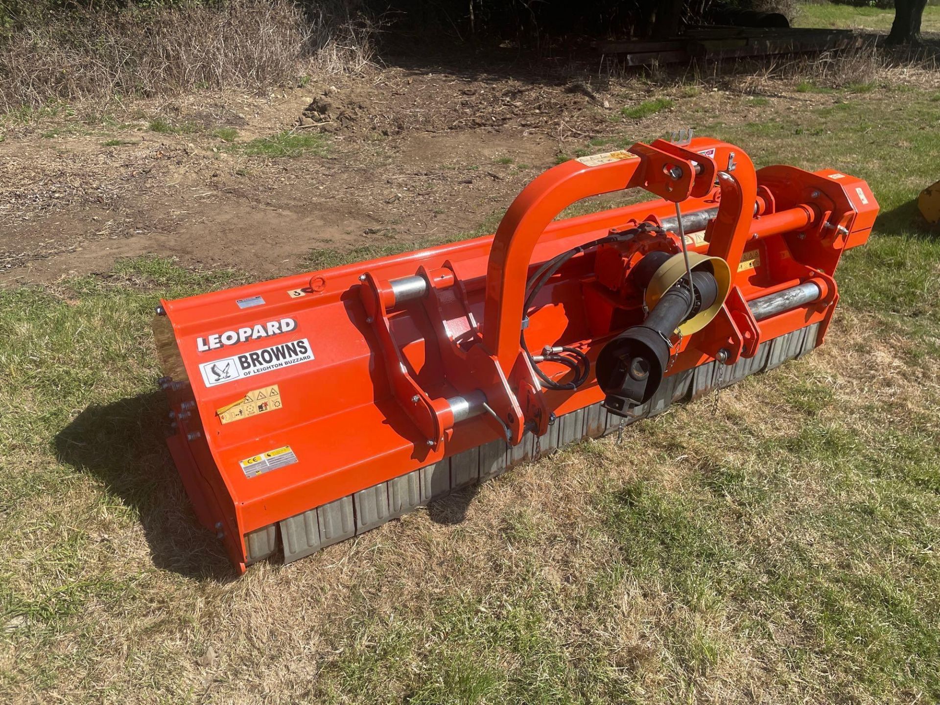 2018 Browns Leopard 230 2.3m flail mower with hydraulic side shift, linkage mounted. Serial No: 1306