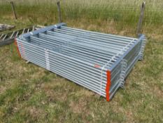 Single Ritchie 8ft hurdle with single pin. To be sold with the option