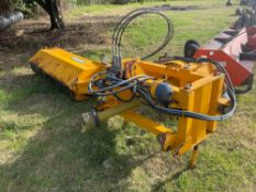 Bomford B3000S hydraulic folding flail mower. Serial No: 1825B. No VAT