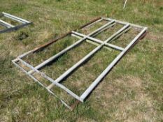 8ft galvanised barrier and 8ft 6inch galvanised barrier