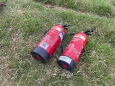 2No Fire extinguishers