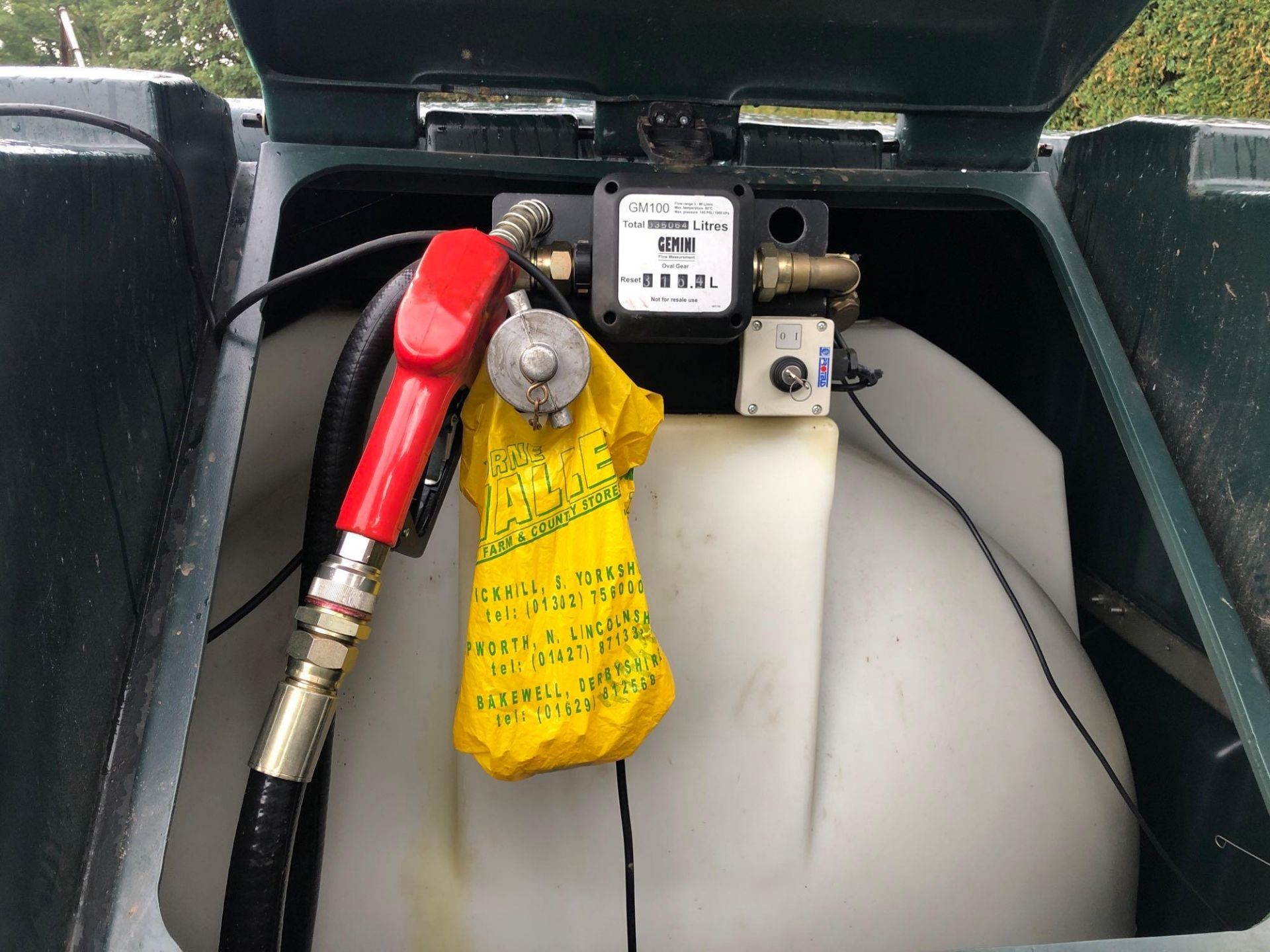 Tuffa Tanks 2500l bunded diesel tank with Gemini pump, single phase.  ​​​​​​​Manual in Office. - Image 4 of 4