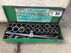 Draper 3/4" socket set