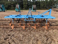 Lemken Smaragd 4m 9 leg fixed tine cultivator with discs, rear crumbler and end tow kit. Serial No: