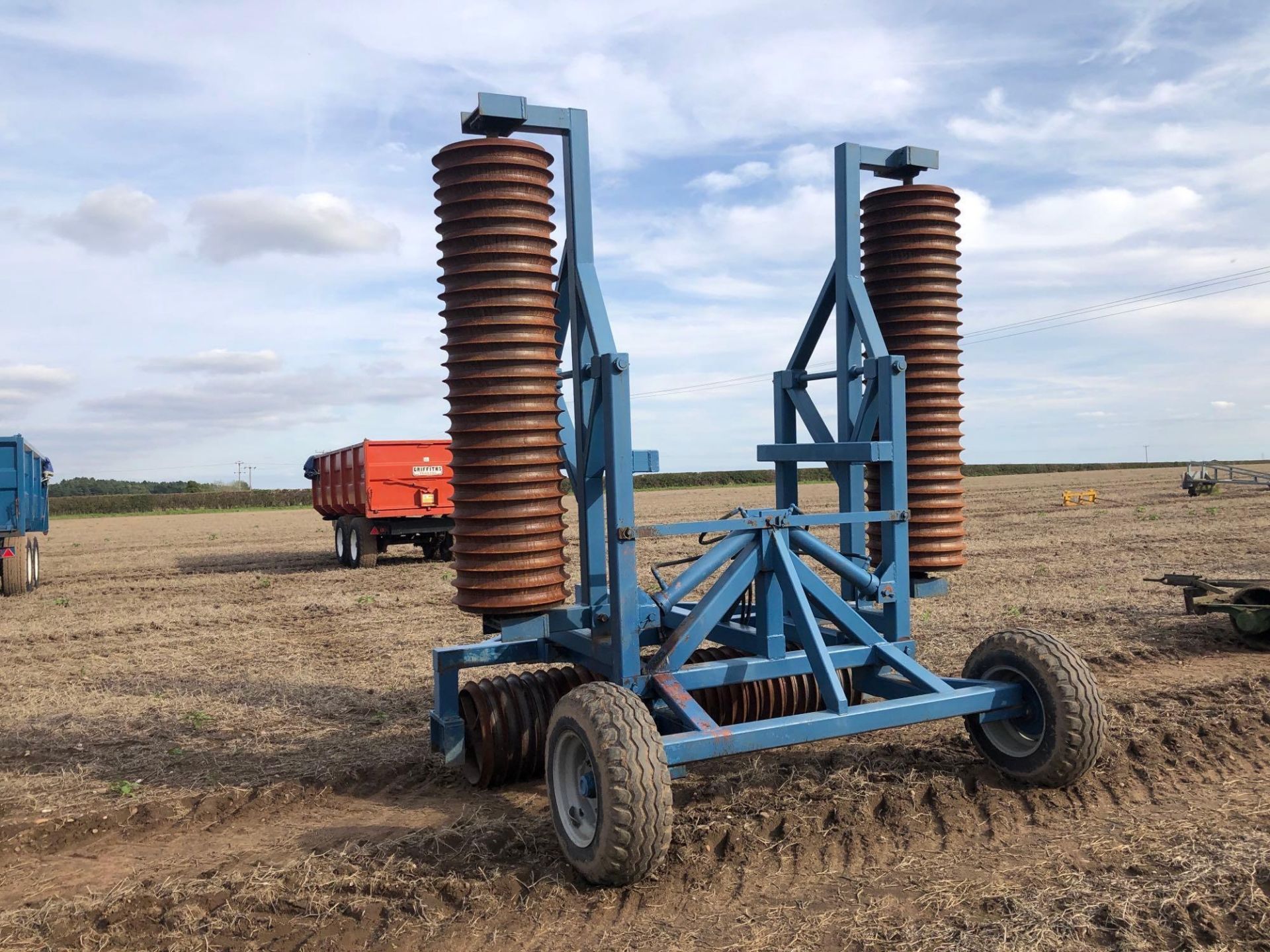 JB Edlington 6m vertical folding Cambridge rolls. Serial No: J1549 Manual in Office. - Image 2 of 12