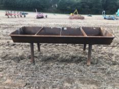 8ft x 4ft steel cattle trough