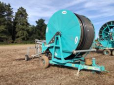 1997 Wright Rain G5 Rainmaker 110/400 single axle irrigation reel with Big Gun rain gun. Serial No: