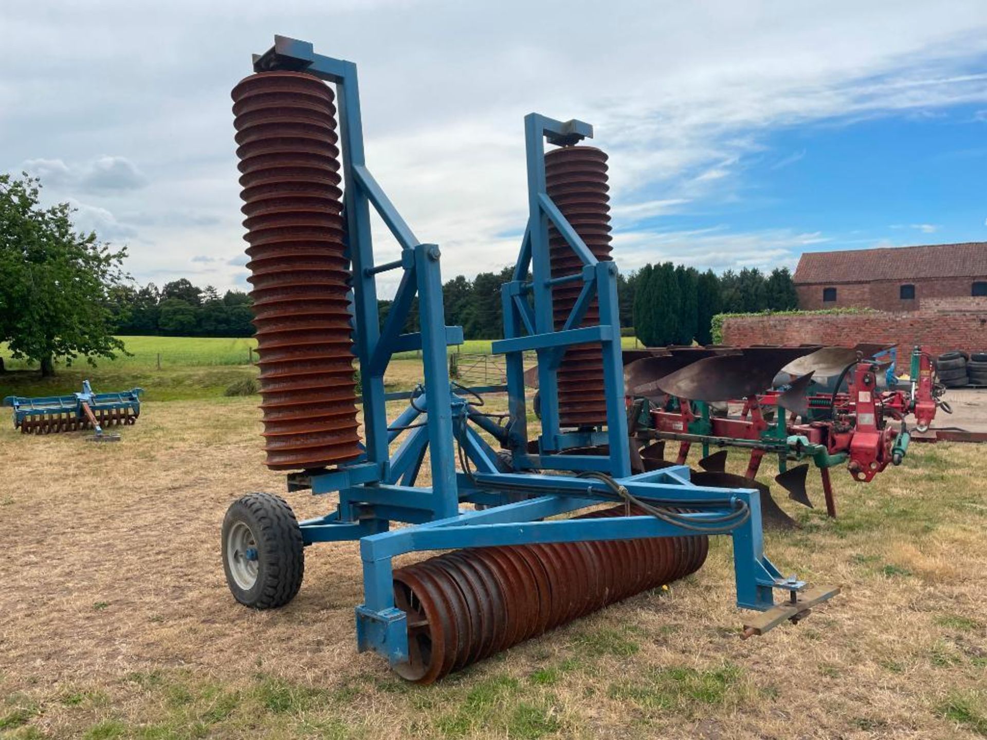 JB Edlington 6m vertical folding Cambridge rolls. Serial No: J1549 Manual in Office. - Image 10 of 12