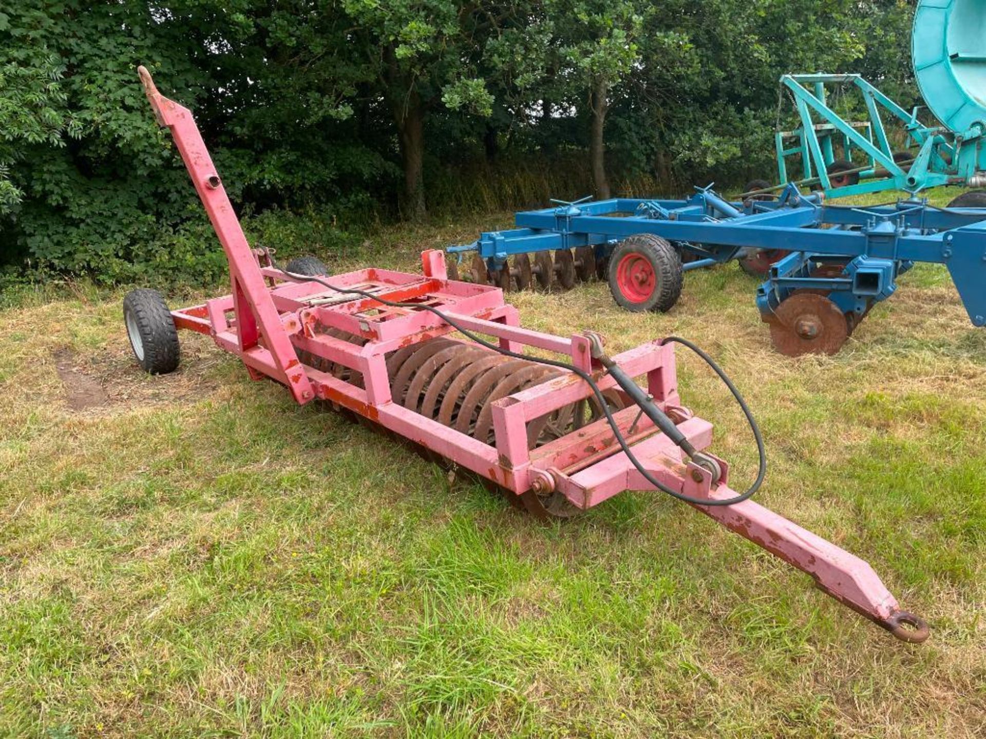 Farmforce 11ft trailed furrow press with end tow kit. Serial No: F3889 - Image 2 of 6