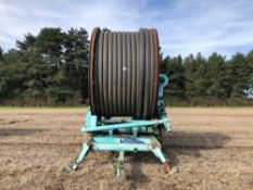 1982 Wright Rain SuperTouraine 110/350 (approx. 300m pipe) single axle irrigation reel . Serial No: