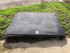 2No. Rubber mats, 6ft x 4ft