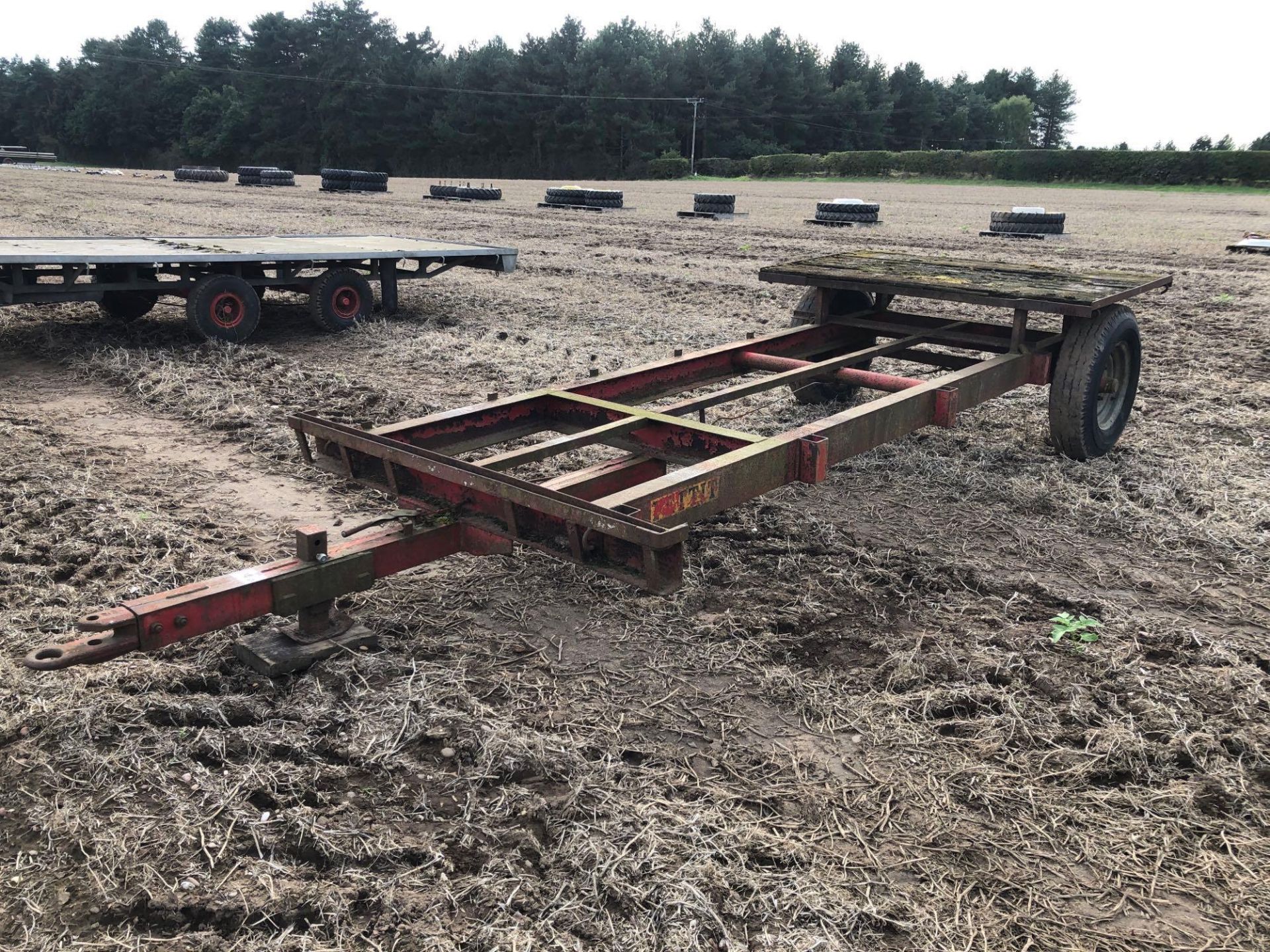 Pettit single axle trailer frame 6ft x 13ft - Image 2 of 2