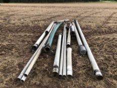 Quantity miscellaneous irrigation pipes