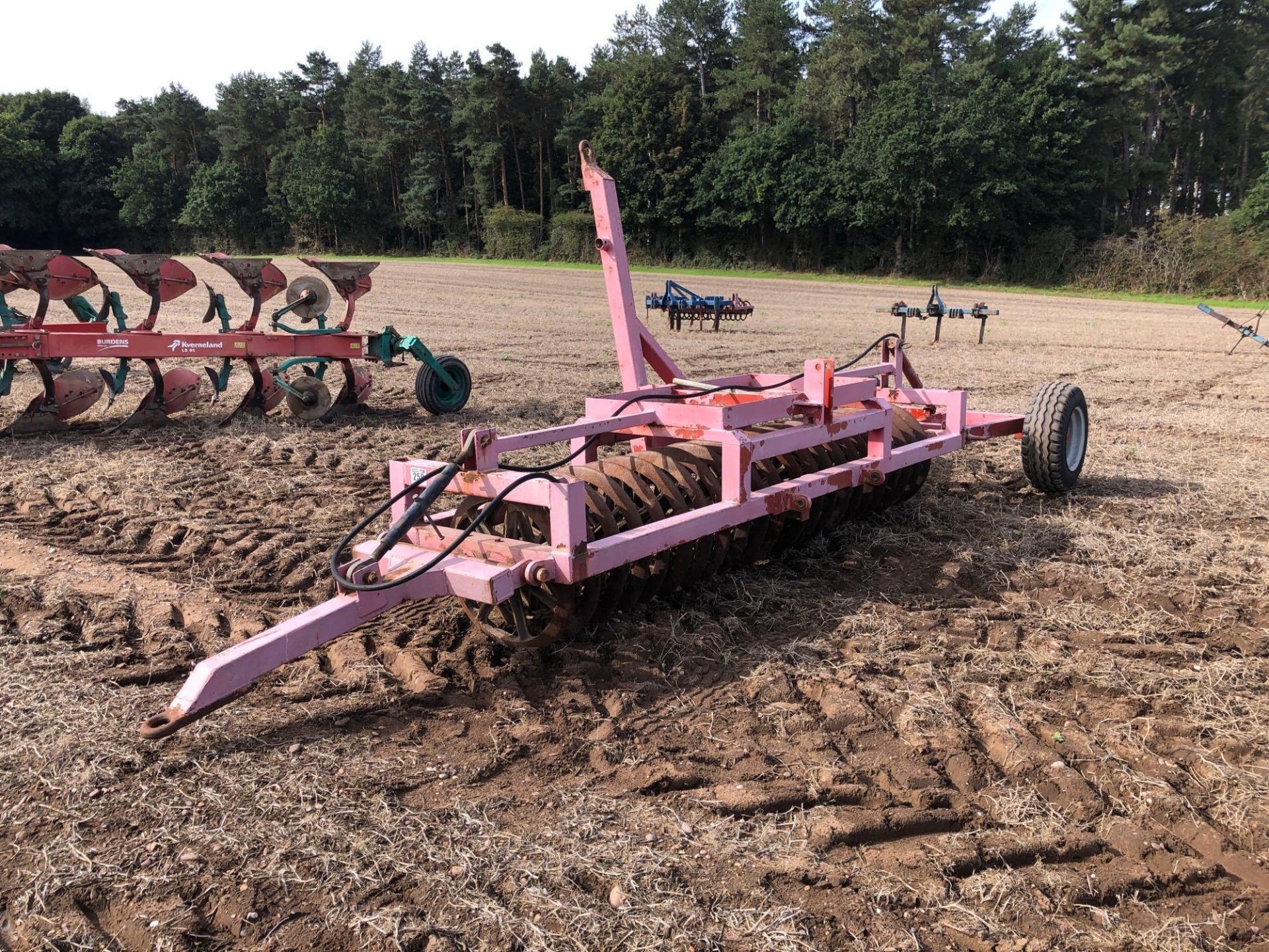 Farmforce 11ft trailed furrow press with end tow kit. Serial No: F3889 - Image 6 of 6