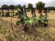 Dowdeswell DP7C 4f (3+1) reversible plough with skimmers and press arm. Serial No: 31234450