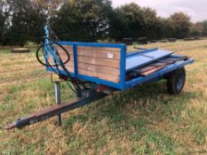 Wheatley 10' single axle trailer, partly refurbished