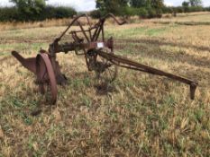 Ransomes single furrow trailed plough