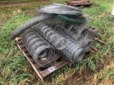 Quantity electric fencing wire and netting