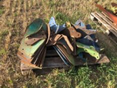 Quantity Ransomes and Dowdeswell mouldboards and frogs