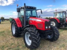2007 Massey Ferguson 5470 Dyna-4 40kph 4wd tractor with cab and front suspension on 480/65R28 front