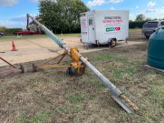 Trolley auger 27' with 4" auger,  single phase