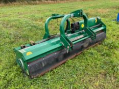 2012 Spearhead 280HD flail mower c/w front and rear headstock