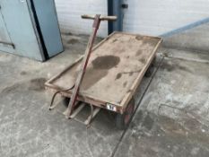 6' x 3' 4 wheel workshop trolley