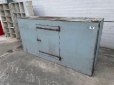 Metal storage cabinet