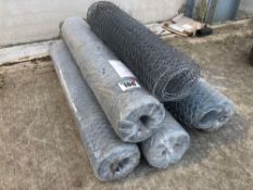 Rolls of fencing wire