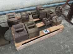 Quantity vintage weights