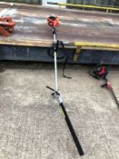 2000 Tanaka TBC-2211 pole hedge cutter. Serial No: W084546