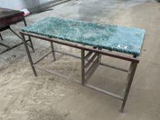 5' x 2' 2" metal work bench
