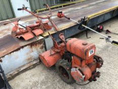 Howard 24" pedestrian rotavator with Kohler engine. Serial No: 8225478