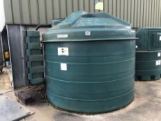 5400l bunded tank with 240v pump