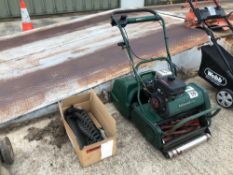 Atco 24" cylinder lawn mower with Kawasaki engine. Serial No: 987000019