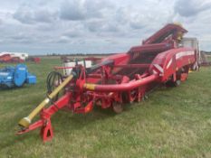 2008 Grimme GT170M twin row potato harvester with 4 man picking table, single MultiSep, Martin Lishm