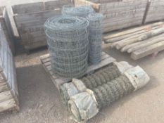 Quantity fencing wire and chain link fencing