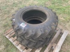 2No 10.5/18 tyres. NO VAT