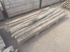 Quantity fence posts and timber