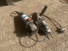 Clarke angle grinder and air grinder, single phase