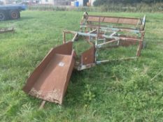 Cookes Flat 8 bale sledge. NO VAT