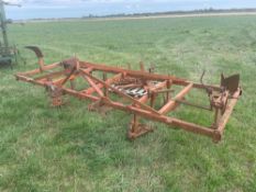 Interrow weeder and ridger 5 row, linkage mounted